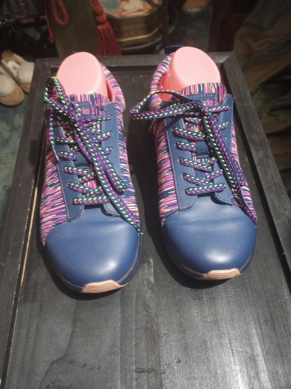 ALEGRIA "QEST" WOMENS SMART WALKING SHOES NAVY EU 40 US 9M NEW TRAQ